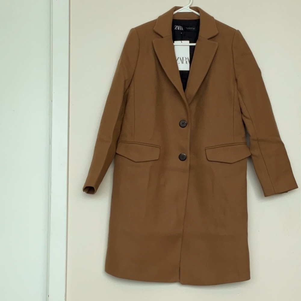 Zara wool blend coat